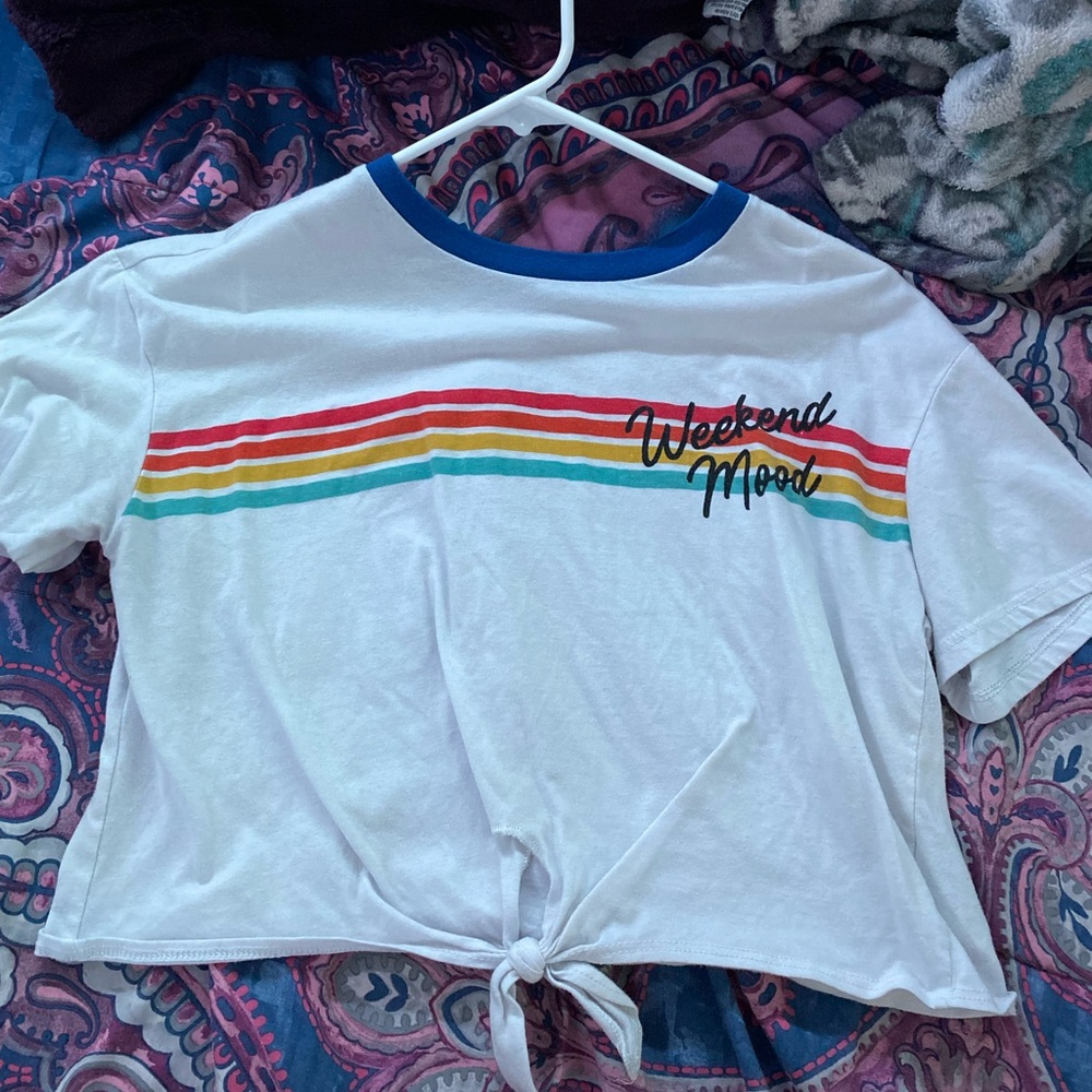 Loose summer crop top!